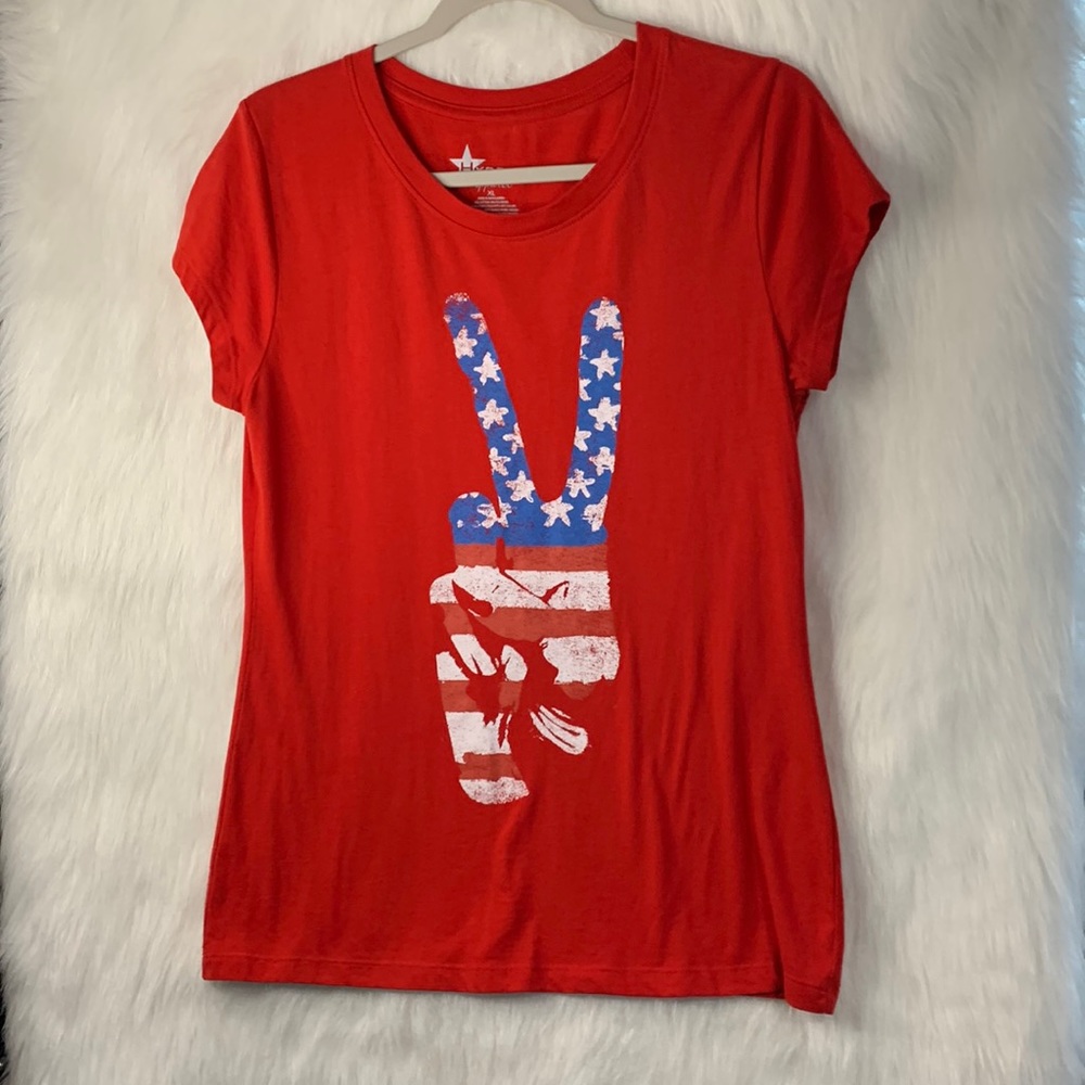 Hybrid apparel Xl red American women’s